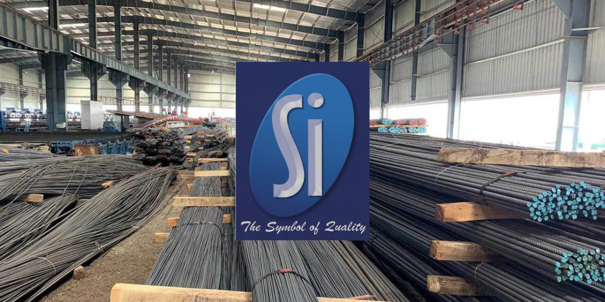 Stacked TMT steel bars